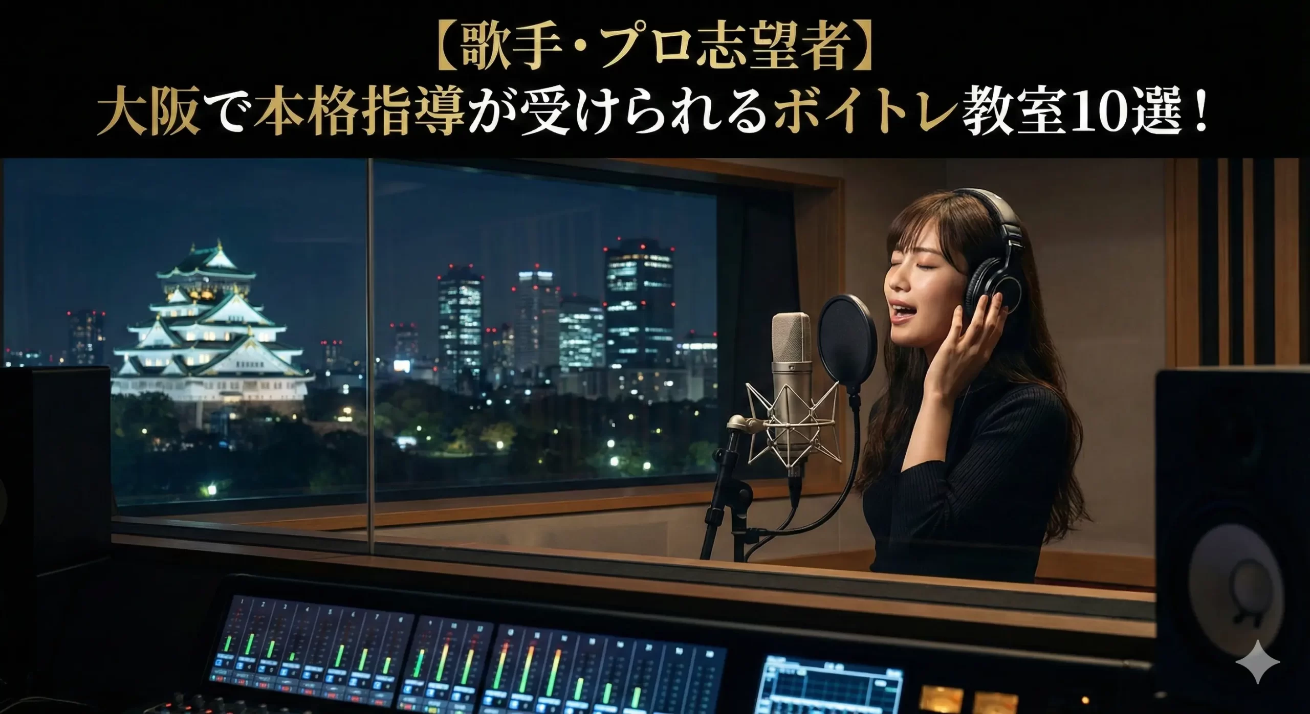 【歌手・プロ志望者】大阪で本格指導が受けられるボイトレ教室10選！