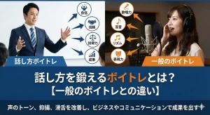 話し方を鍛えるボイトレとは？【一般のボイトレとの違い】