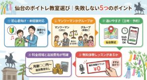 仙台のボイトレ教室の選び方｜失敗しない5つのポイント